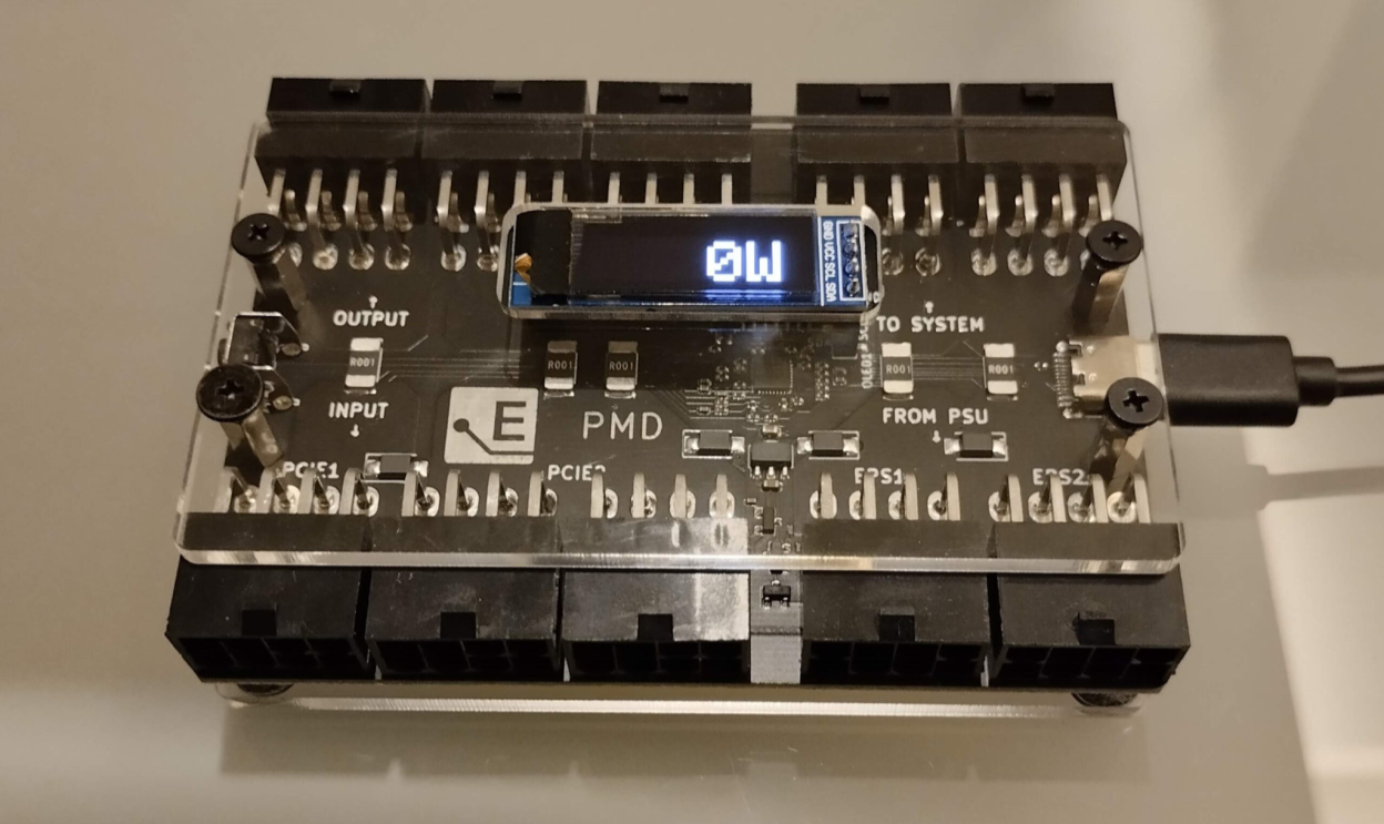 ElmorLabs PMD-USB for add-in FPGA card power measurement