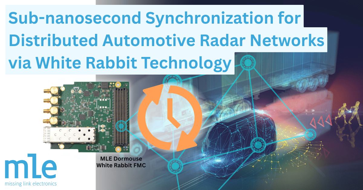 High-Precision Synchronization for 77GHz Radar Networks via White Rabbit